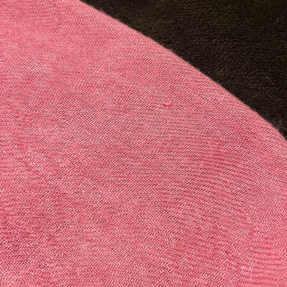 Pink Fringe Pashmina Scarf - Picture 5 of 6